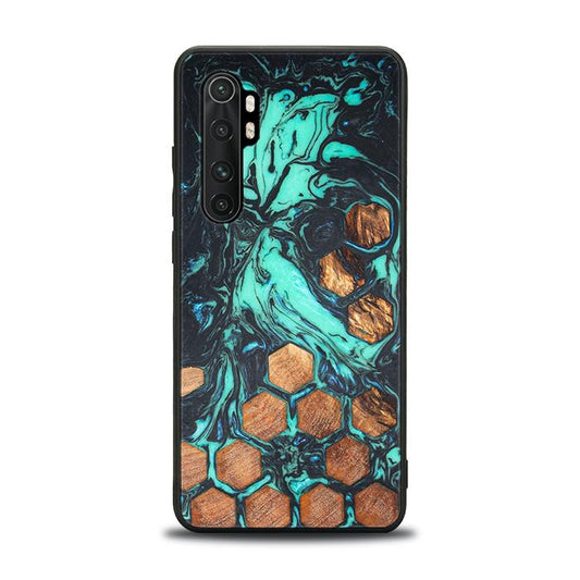 Xiaomi Mi NOTE 10 lite Etui na telefon 10 Lite wykonane z żywicy i drewna - Synergy# F23