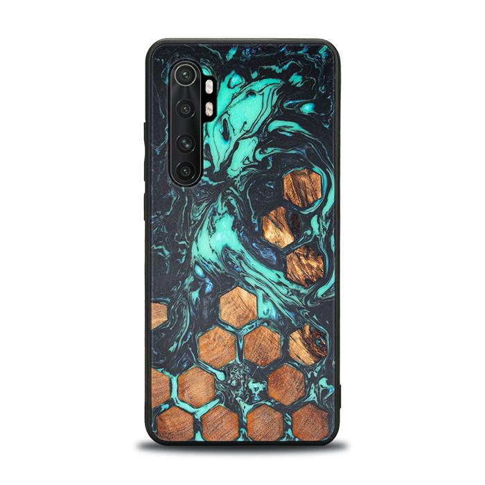 Xiaomi Mi NOTE 10 lite Handyhülle aus Harz und Holz - Synergy#F28