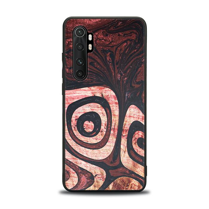 Xiaomi Mi NOTE 10 lite Handyhülle aus Harz und Holz - Synergy#F32