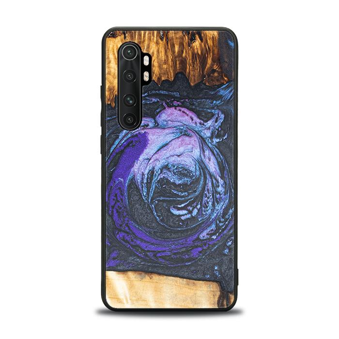 Xiaomi Mi NOTE 10 lite Handyhülle aus Harz und Holz - Synergy#F34