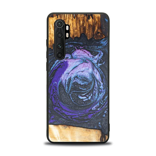 Xiaomi Mi NOTE 10 lite Handyhülle aus Harz und Holz - Synergy#F34