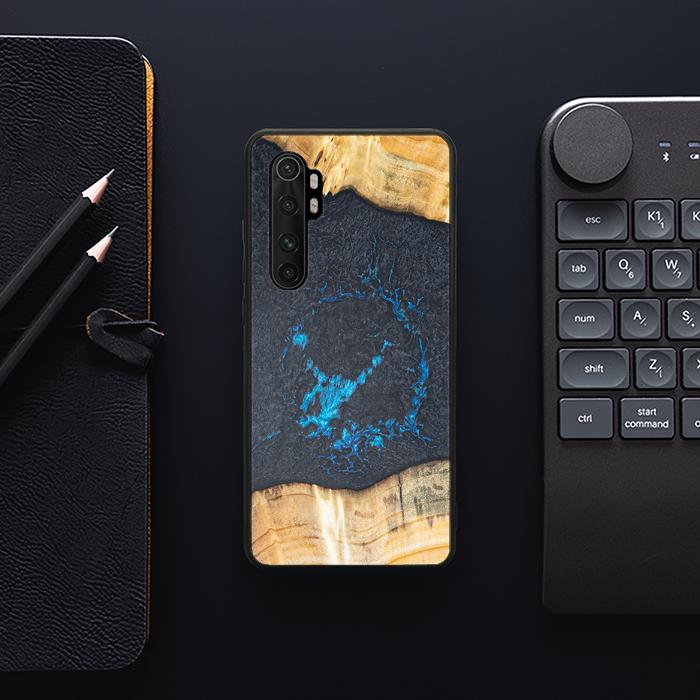 Xiaomi Mi NOTE 10 lite Handyhülle aus Harz und Holz - Synergy#F35