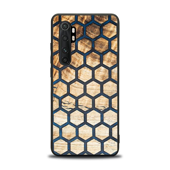 Xiaomi Mi NOTE 10 lite Handyhülle aus Harz und Holz - Synergy#F36