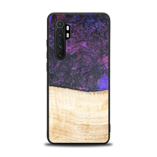 Xiaomi Mi NOTE 10 lite Handyhülle aus Harz und Holz - Synergy#F4