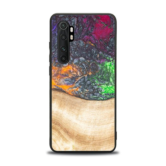 Xiaomi Mi NOTE 10 lite Handyhülle aus Harz und Holz - Synergy#F6