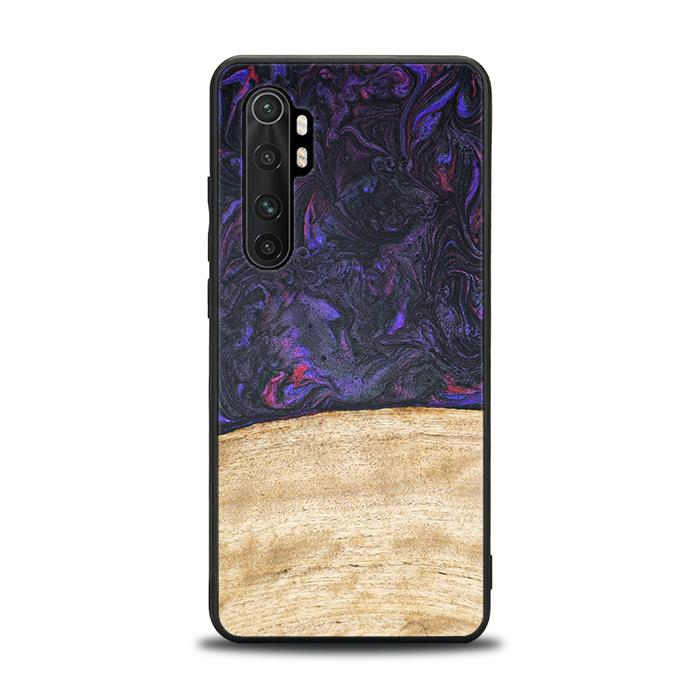 Xiaomi Mi NOTE 10 lite Handyhülle aus Harz und Holz - Synergy#F7