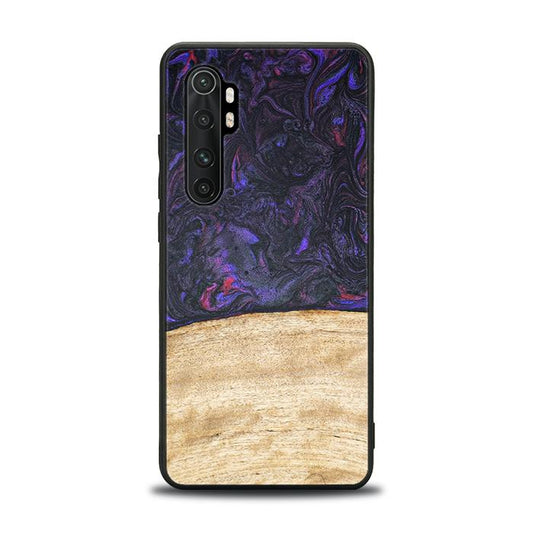 Xiaomi Mi NOTE 10 lite Handyhülle aus Harz und Holz - Synergy#F7