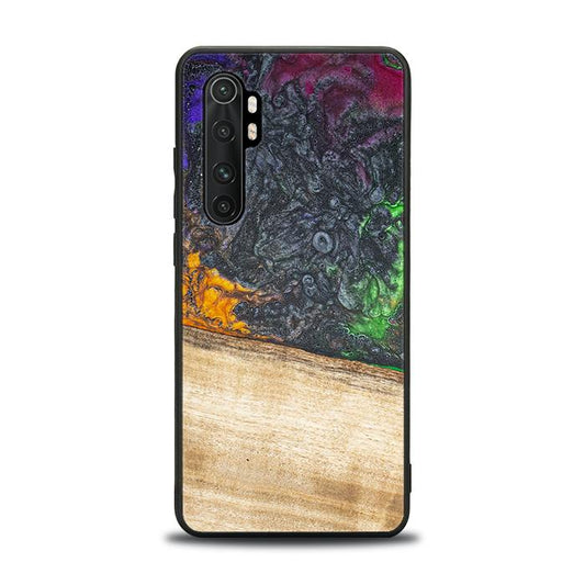 Xiaomi Mi NOTE 10 lite Handyhülle aus Harz und Holz - Synergy#F8