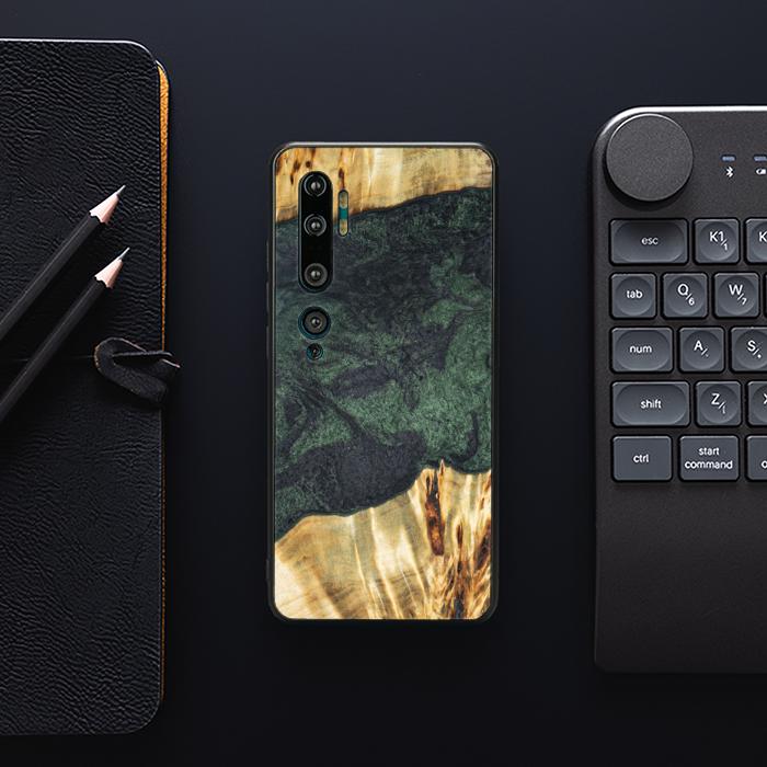 Xiaomi Mi NOTE 10 / 10 Pro Handyhülle aus Harz und Holz - Synergy#E14
