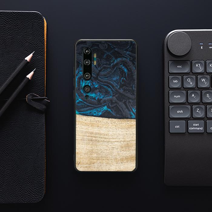 Xiaomi Mi NOTE 10 / 10 Pro Handyhülle aus Harz und Holz - Synergy#F13