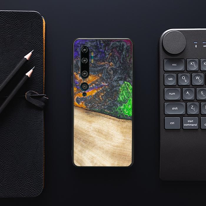 Xiaomi Mi NOTE 10 / 10 Pro Handyhülle aus Harz und Holz - Synergy#F15