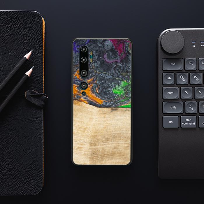 Xiaomi Mi NOTE 10 / 10 Pro Handyhülle aus Harz und Holz - Synergy#F16