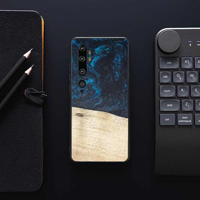 Xiaomi Mi NOTE 10 / 10 Pro Handyhülle aus Harz und Holz - Synergy#F17