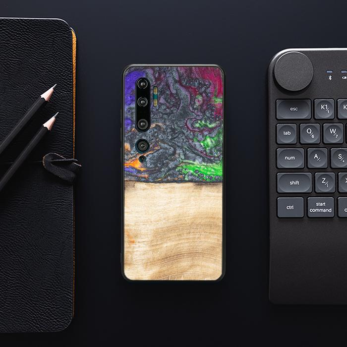Xiaomi Mi NOTE 10 / 10 Pro Handyhülle aus Harz und Holz - Synergy#F2