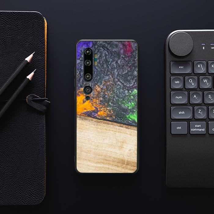 Xiaomi Mi NOTE 10 / 10 Pro Handyhülle aus Harz und Holz - Synergy#F20