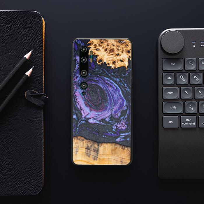 Xiaomi Mi NOTE 10 / 10 Pro Handyhülle aus Harz und Holz - Synergy#F24
