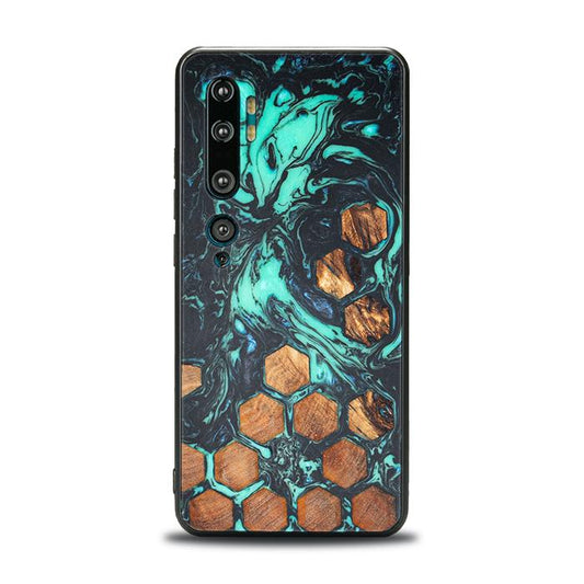 Xiaomi Mi NOTE 10 / 10 Pro Handyhülle aus Harz und Holz - Synergy#F28
