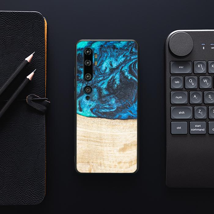 Xiaomi Mi NOTE 10 / 10 Pro Handyhülle aus Harz und Holz - Synergy#F3