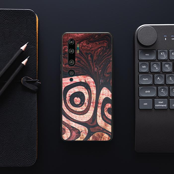Xiaomi Mi NOTE 10 / 10 Pro Handyhülle aus Harz und Holz - Synergy#F32