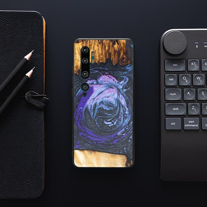 Xiaomi Mi NOTE 10 / 10 Pro Handyhülle aus Harz und Holz - Synergy#F34