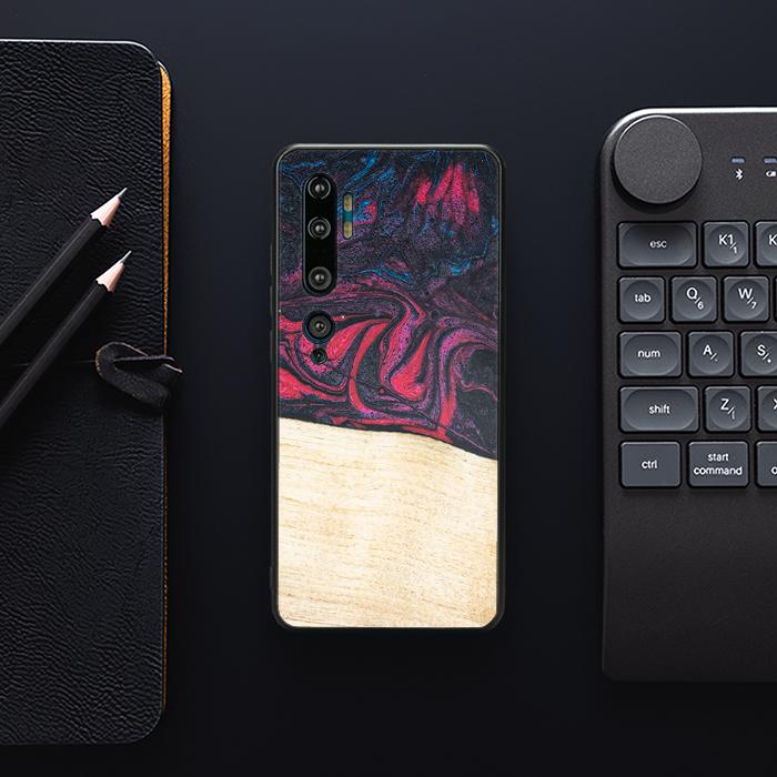 Xiaomi Mi NOTE 10 / 10 Pro Handyhülle aus Harz und Holz - Synergy#F5
