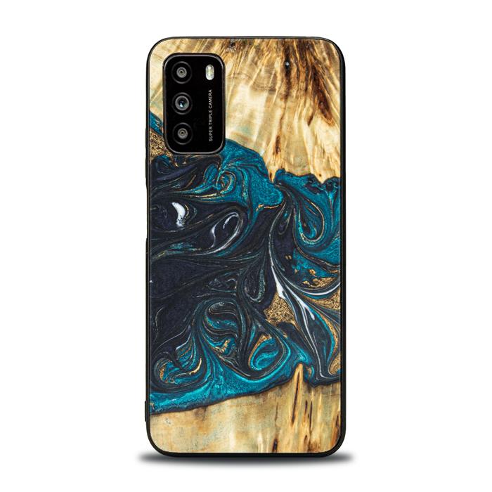 Xiaomi POCO M3 Handyhülle aus Harz und Holz - SYNERGY#E1