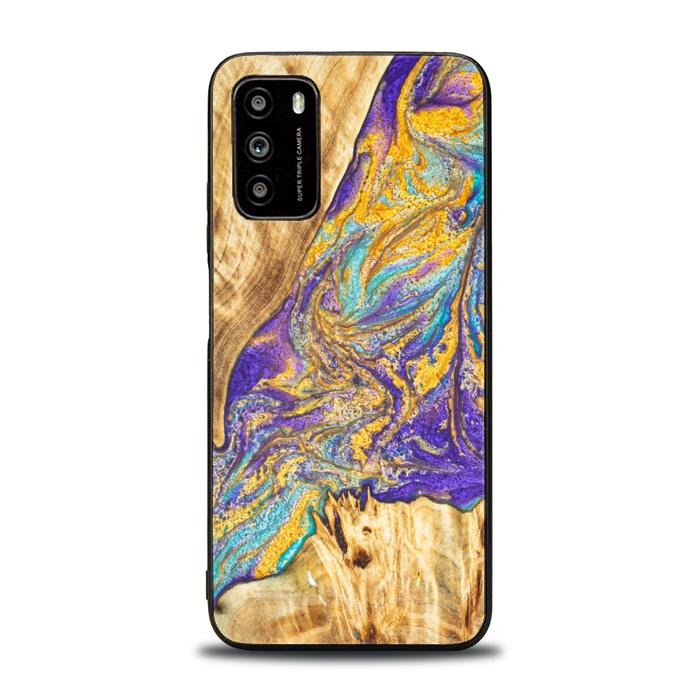 Xiaomi POCO M3 Resin & Wood Phone Case - SYNERGY#E2