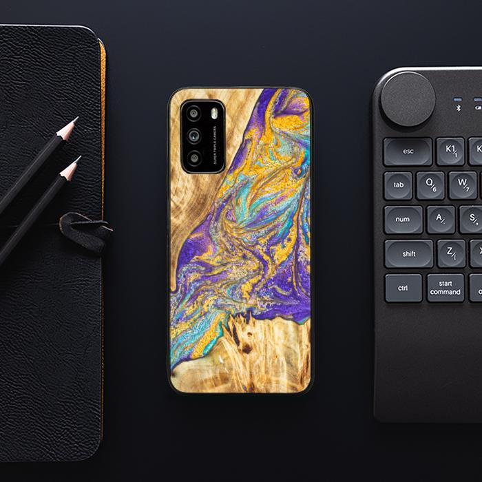 Xiaomi POCO M3 Resin & Wood Phone Case - SYNERGY#E2