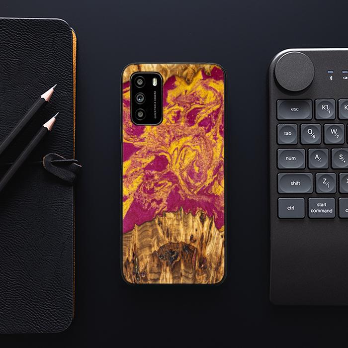 Xiaomi POCO M3 Resin & Wood Phone Case - Synergy#E11