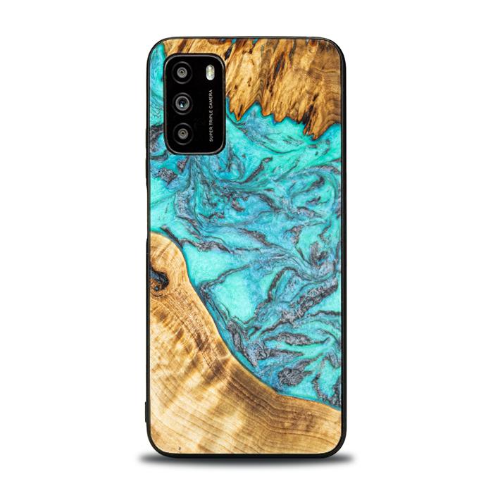 Xiaomi POCO M3 Handyhülle aus Harz und Holz - Synergy#E13