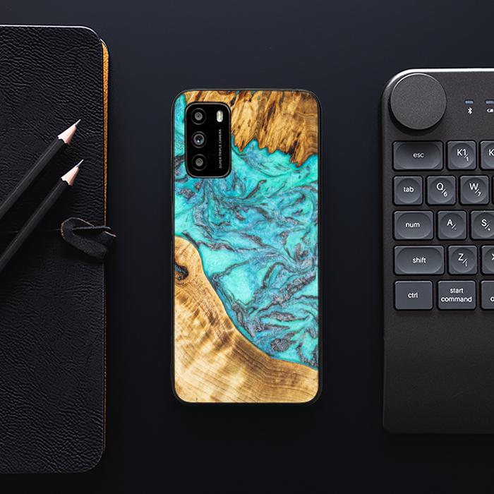 Xiaomi POCO M3 Handyhülle aus Harz und Holz - Synergy#E13