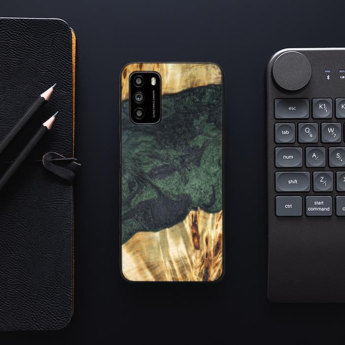 Xiaomi POCO M3 Resin & Wood Phone Case - Synergy#E14