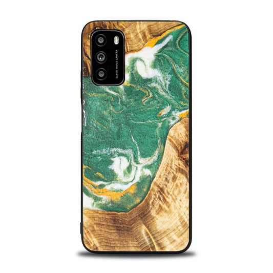 Xiaomi POCO M3 Handyhülle aus Harz und Holz - Synergy#E20