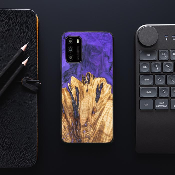 Xiaomi POCO M3 Handyhülle aus Harz und Holz - Synergy#E22