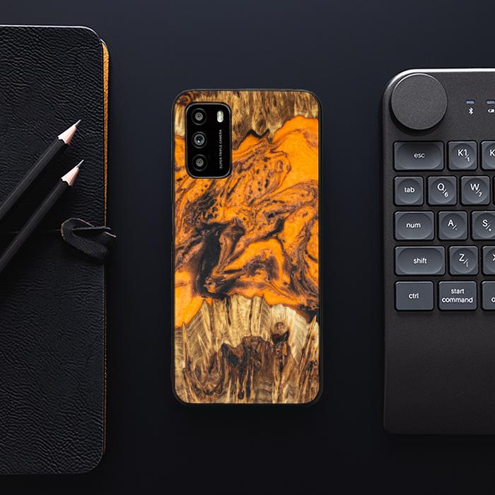 Xiaomi POCO M3 Resin & Wood Phone Case - Synergy#E24