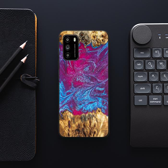 Xiaomi POCO M3 Resin & Wood Phone Case - Synergy#E3