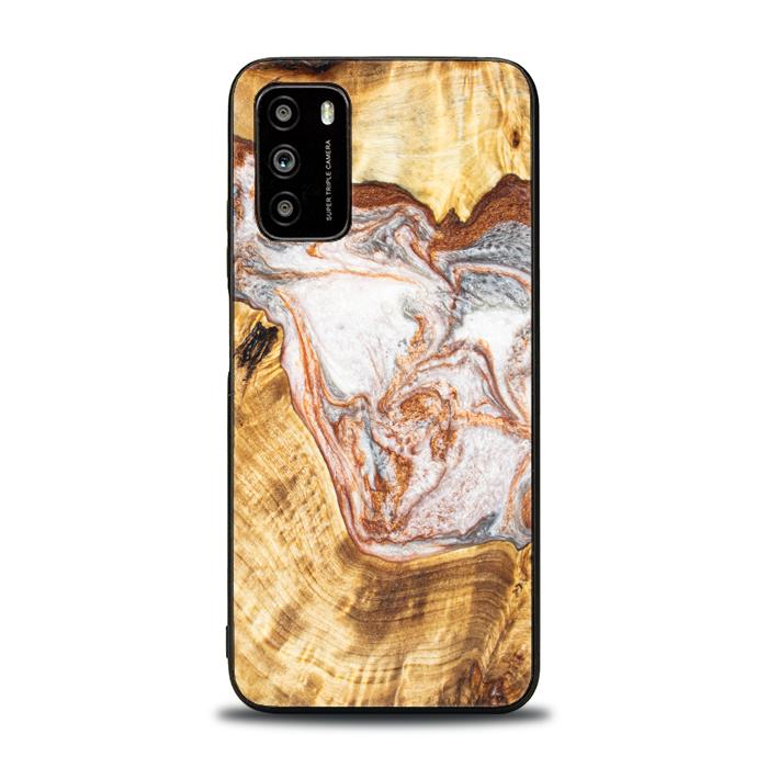 Xiaomi POCO M3 Handyhülle aus Harz und Holz - Synergy#E5