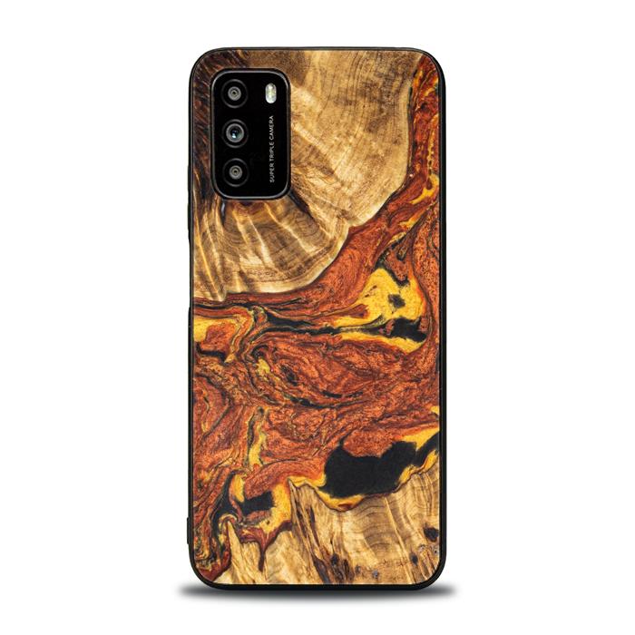 Xiaomi POCO M3 Resin & Wood Phone Case - Synergy#E6