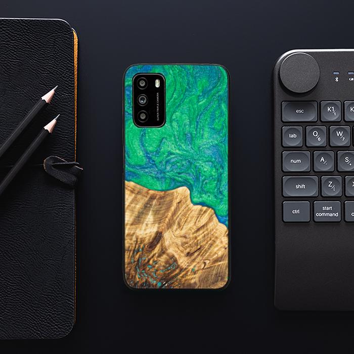 Xiaomi POCO M3 Resin & Wood Phone Case - Synergy#E8