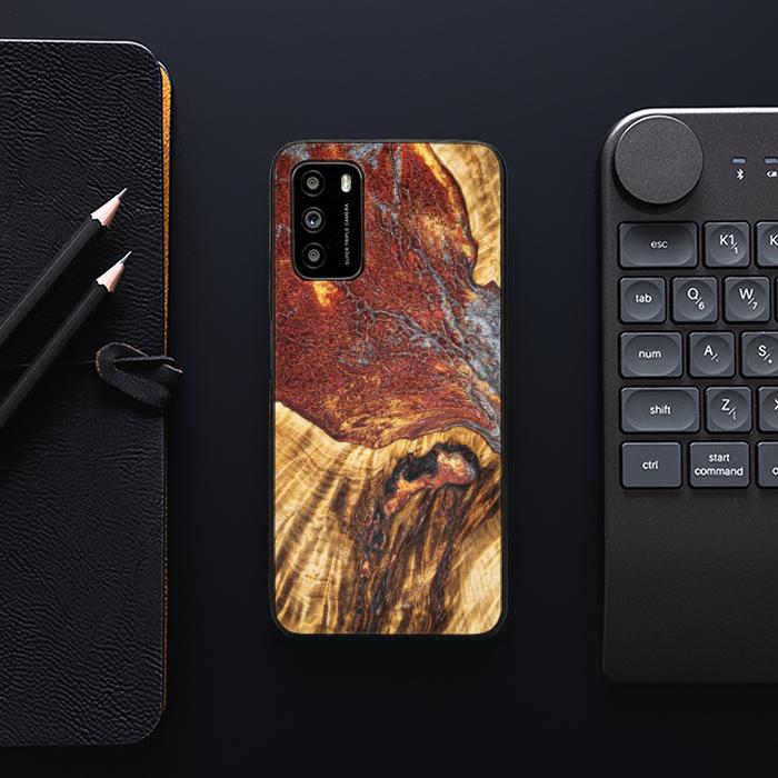 Xiaomi POCO M3 Resin & Wood Phone Case - Synergy#E9