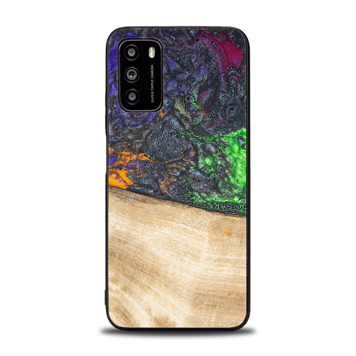 Xiaomi POCO M3 Handyhülle aus Harz und Holz - Synergy#F10