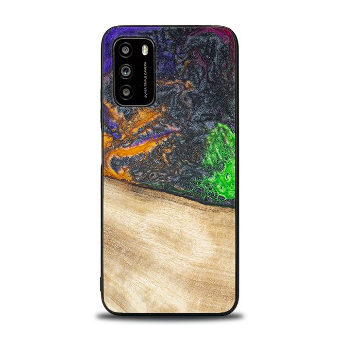 Xiaomi POCO M3 Handyhülle aus Harz und Holz - Synergy#F15