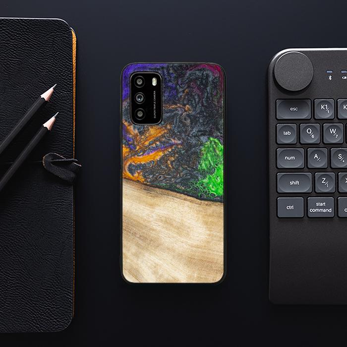 Xiaomi POCO M3 Handyhülle aus Harz und Holz - Synergy#F15