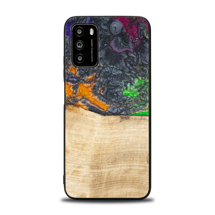 Xiaomi POCO M3 Handyhülle aus Harz und Holz - Synergy#F16