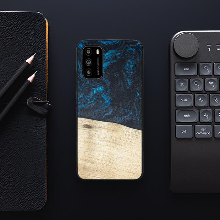 Xiaomi POCO M3 Handyhülle aus Harz und Holz - Synergy#F17