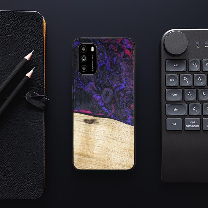 Xiaomi POCO M3 Handyhülle aus Harz und Holz - Synergy#F18