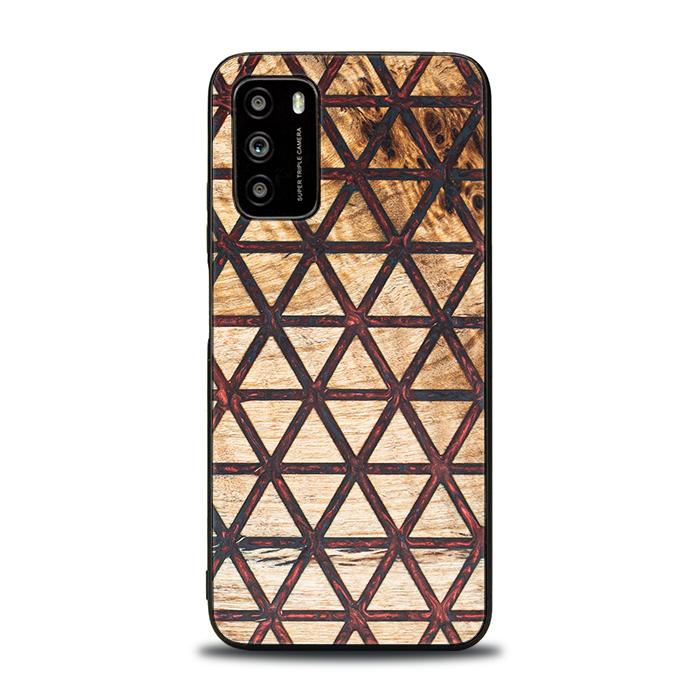 Xiaomi POCO M3 Handyhülle aus Harz und Holz - Synergy#F22