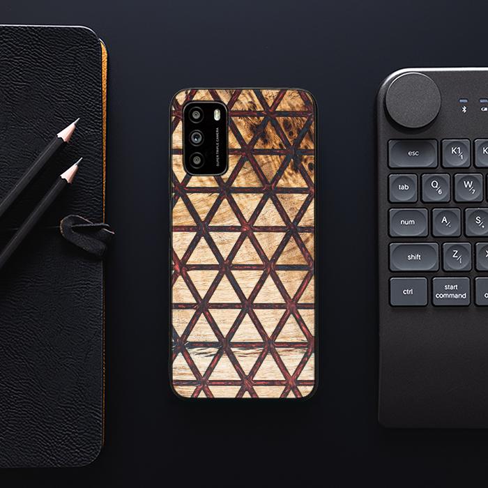 Xiaomi POCO M3 Handyhülle aus Harz und Holz - Synergy#F22