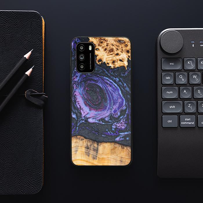 Xiaomi POCO M3 Handyhülle aus Harz und Holz - Synergy#F24