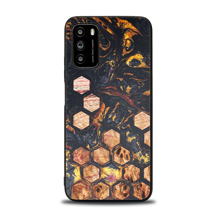 Xiaomi POCO M3 Handyhülle aus Harz und Holz - Synergy#F26